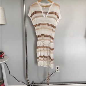 Chico’s Striped coverup sweater